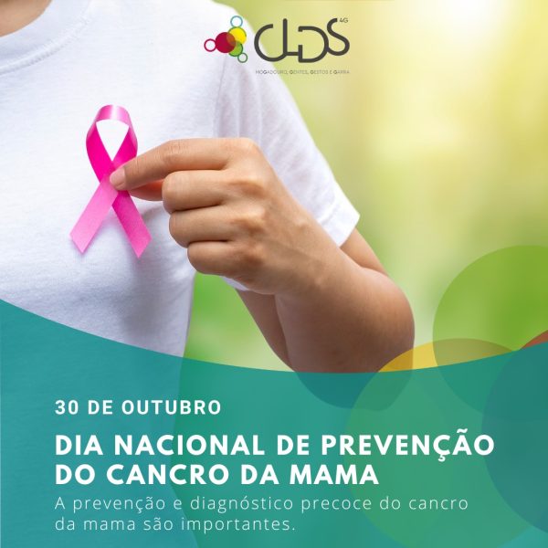 30 de Outubro Dia Nacional de Prevenção do Cancro da Mama