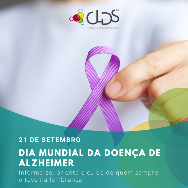 21 de Setembro Dia Mundial da Doença de Alzheimer