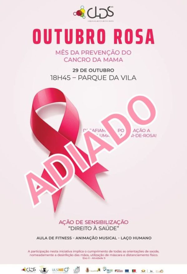 OUTUBRO ROSA -ADIADO